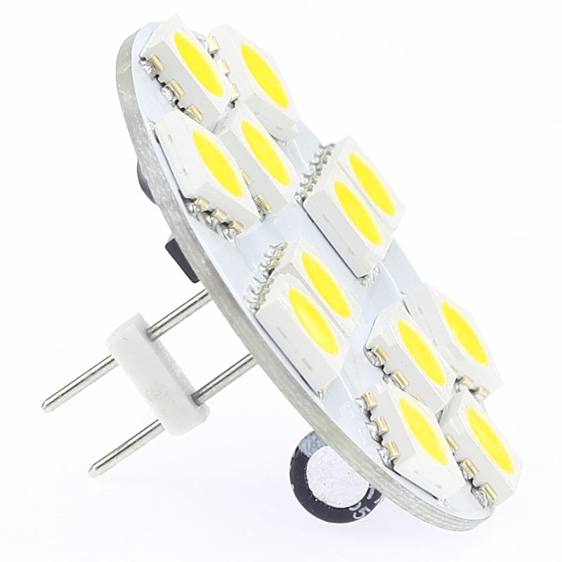 12pcs G4 Leuchten LED-Lampen Seite Pin Base Rund G4 5050 12SMD LED RV Licht  Home Light, Warmweiß