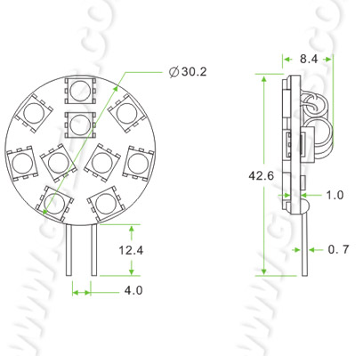 10pcs-5050-g4