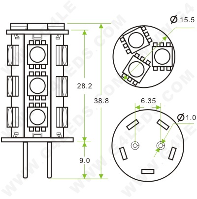 GY6.35 LED Light Bulb